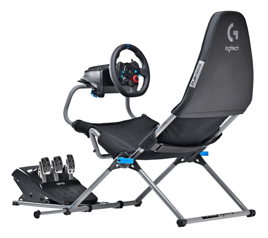 Playseat Challenge X - Logitech G Edition Spillekonsolstol Sort, Gr #7