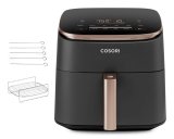 Cosori Turbo Blaze Chef Edition Enkelt 6 L Enkeltstende 1725 W Varmluftsteger Sort, Lyserd guld #1