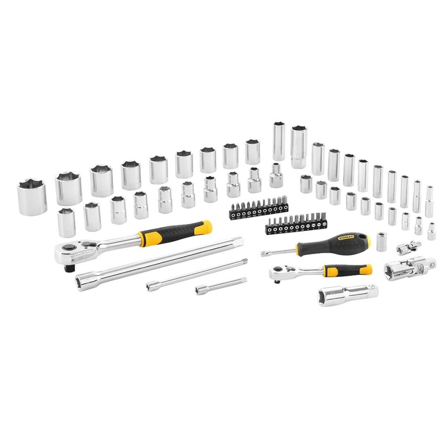 Stanley STMT82831-1 rachet skruengle Stl 2 stk Sort, Gul 72 #1