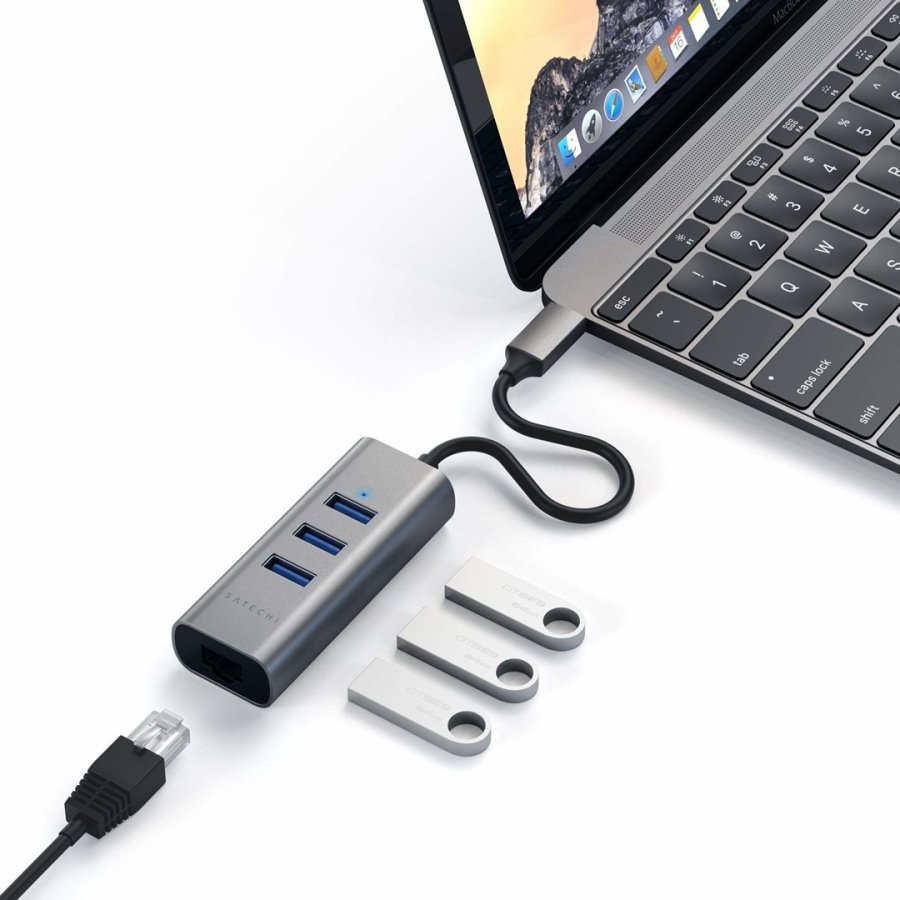 Satechi ST-TC2N1USB31AM dockingstation USB 3.2 Gen 1 (3.1 Gen 1) Type-C Gr� #5