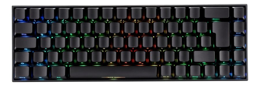 Deltaco Gaming GAM-100-DE tastatur Spil USB + RF Wireless + Bluetooth QWERTZ Tysk Sort #3