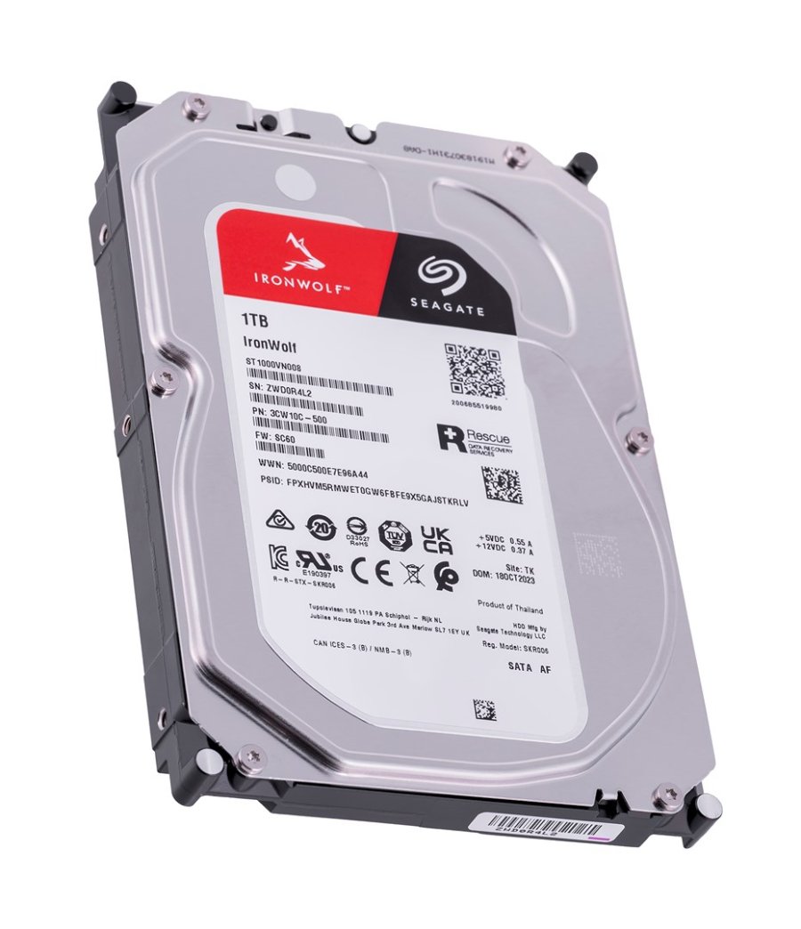 Seagate IronWolf harddisk 1 TB 256 MB 3.5