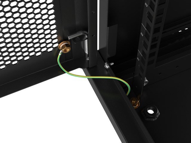 Lanberg WF01-6412-23B stativ 12U Vgmonteret stativ Sort #12