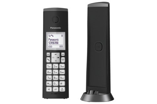 Panasonic KX-TGK210FXB telefon DECT telefon Nummervisning Sort #7