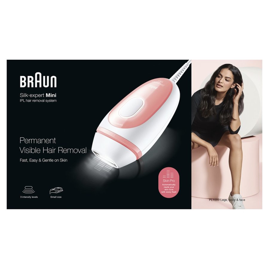 Braun Silk-expert PL1000 IPL-h�rfjerner Intenst pulserende lys (IPL) Lyser�d, Hvid #8