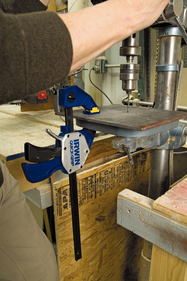 IRWIN 10505947 klemme Skruetvinge 125 cm Sort, Bl, Gr #7