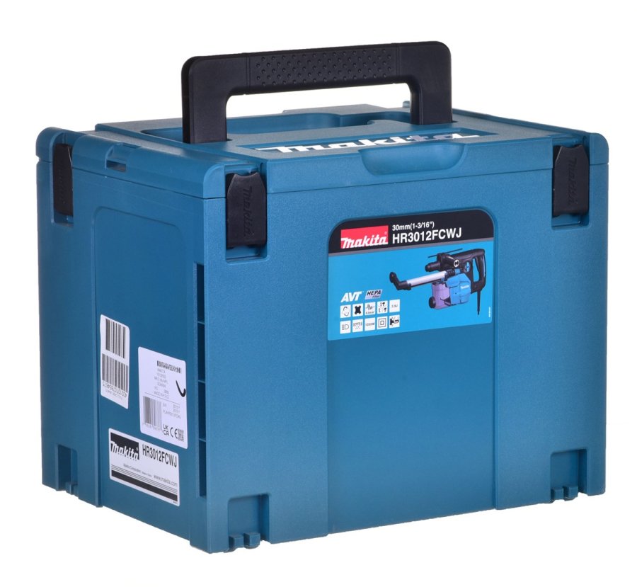 MAKITA HR3012FCWJ hammerbor SDS-Plus 3,9J 1050W AVT MAKPAC Sort, Bl #23