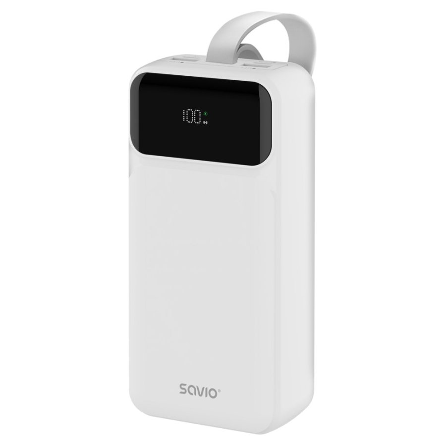 SAVIO BA-11 POWERBANK 30000 mAh, hvid #1