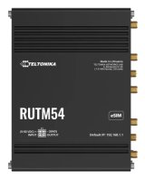 Teltonika RUTM54 tr�dl�s router Gigabit Ethernet Dual-band (2,4 GHz / 5 GHz) 5G Sort #1