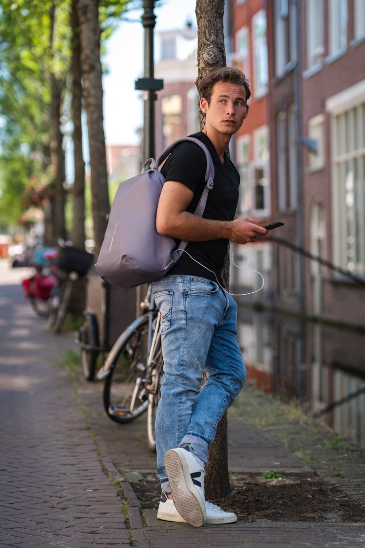 XD DESIGN ANTI-TYVERI RYGS�K BOBBY SOFT GREY P/N: P705.792 #9