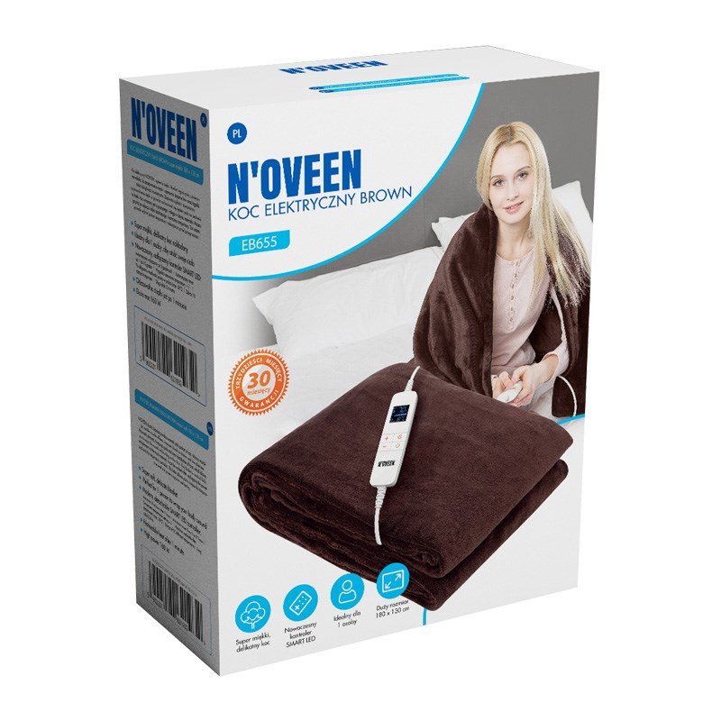 NOVEEN ELEKTRISK TPPE EB655 BRUN SUPER BLD 180X130CM #6