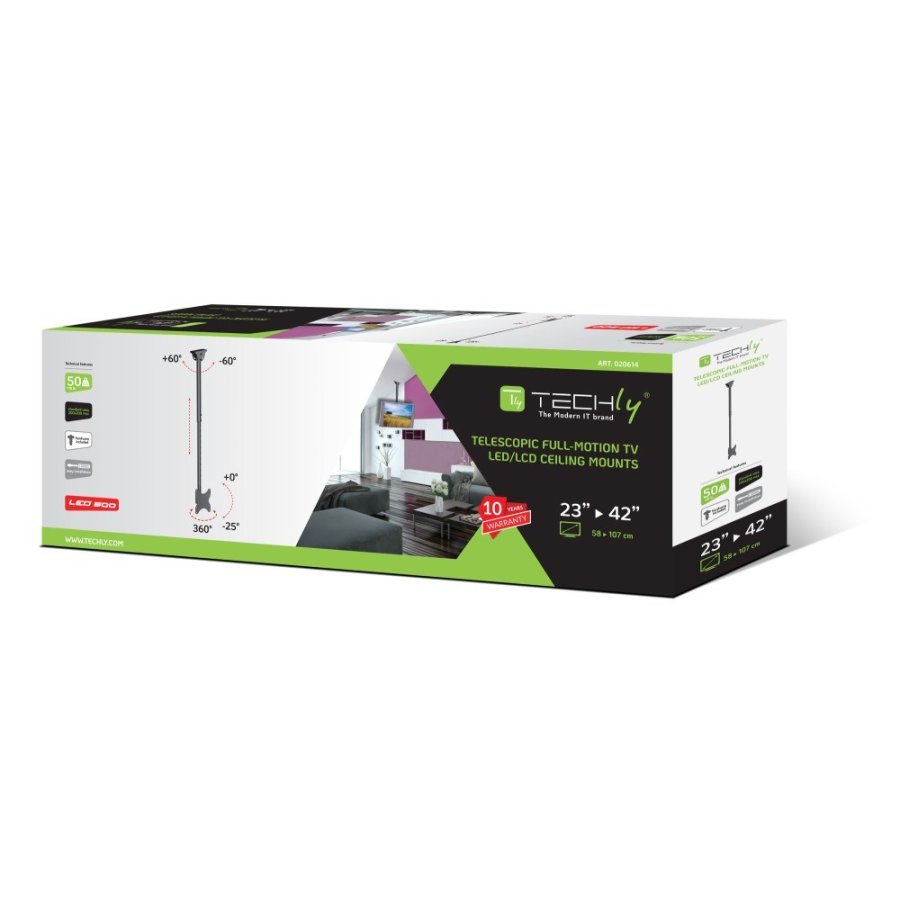 Techly ICA-CPLB 922L skrmbeslag til skiltning 106,7 cm (42