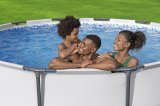 Bestway Steel Pro 56418 swimmingpool til over jorden Indrammet pool Rund 9150 L #5