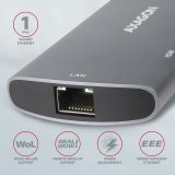 Axagon HMC-6M2 dockingstation Ledningsfrt USB 3.2 Gen 1 (3.1 Gen 1) Type-C Aluminium #4