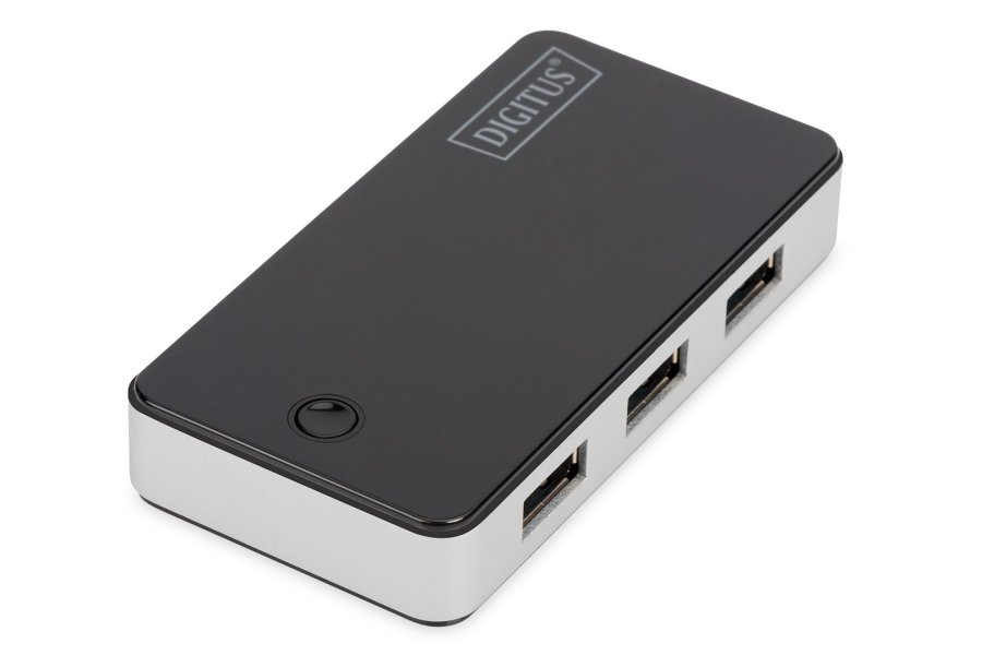Digitus DA-70231 interface hub 5000 Mbit/s Sort, Slv #1