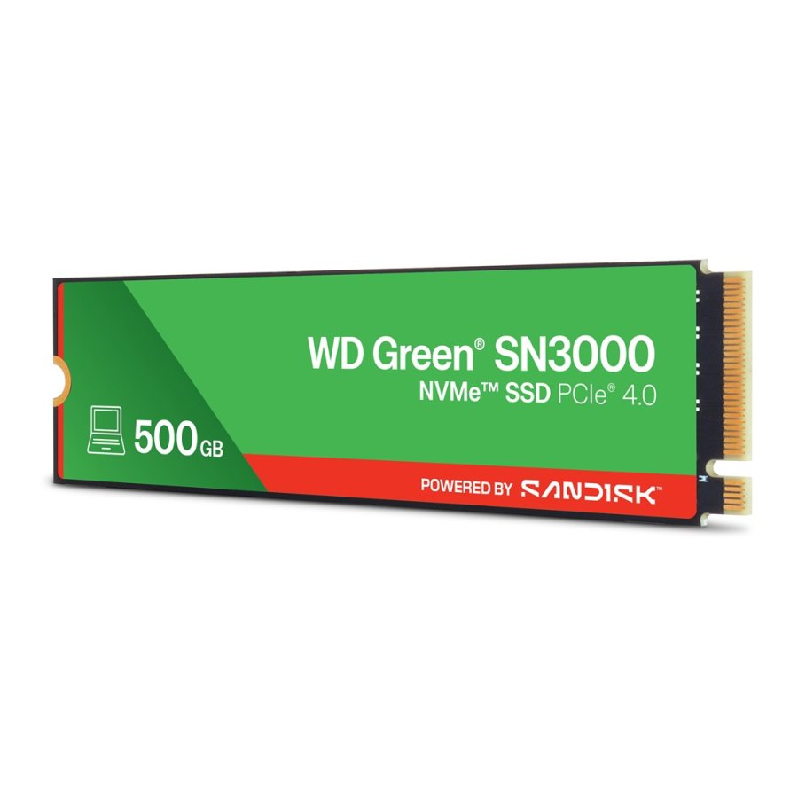 SanDisk SN3000 500 GB M.2 PCI Express 4.0 NVMe QLC 3D NAND (WDS500G4G0E) #2