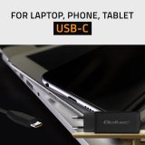 Qoltec 52420 90W GaN superhurtig oplader| 5-20V | 3-4,5A | USB-C 3.1 #6