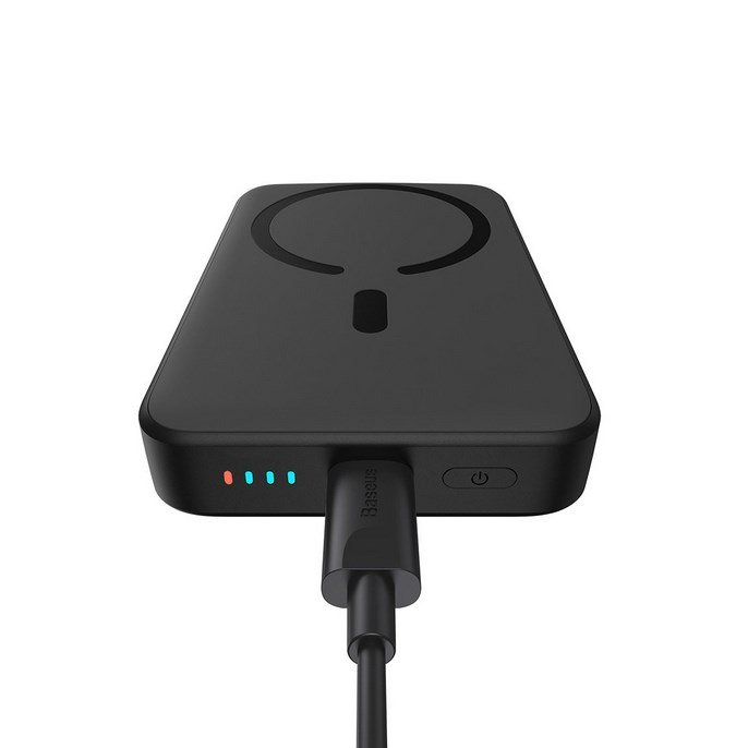 Baseus Magnetic Mini 10000 mAh Trdls opladning Sort #4