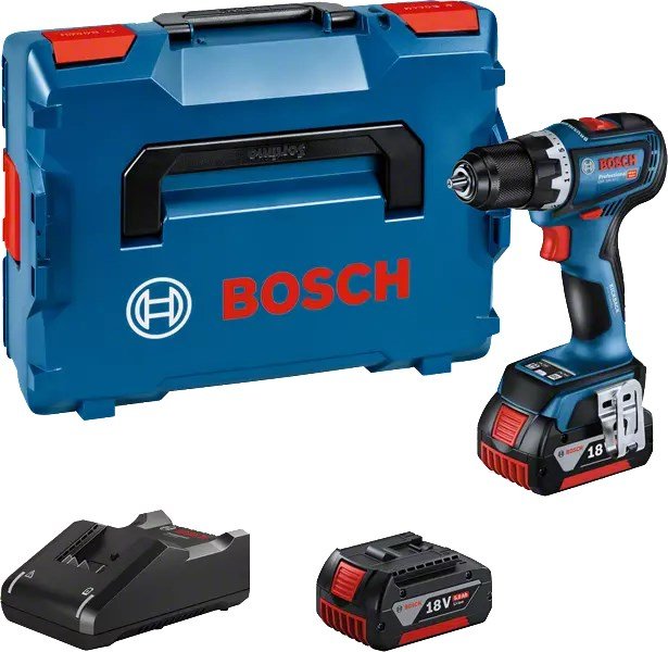 Bosch GSR 18V-90 C 2100 rpm 1,1 kg Sort, Bl, Rd #1