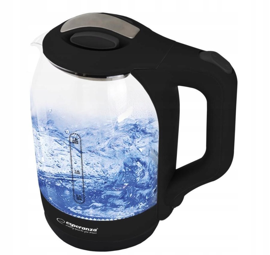 Esperanza EKK025K elkedel 1,7 L glas/sort 1500 W #1