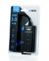 iBox IUH3FB interface hub 5000 Mbit/s Sort #3