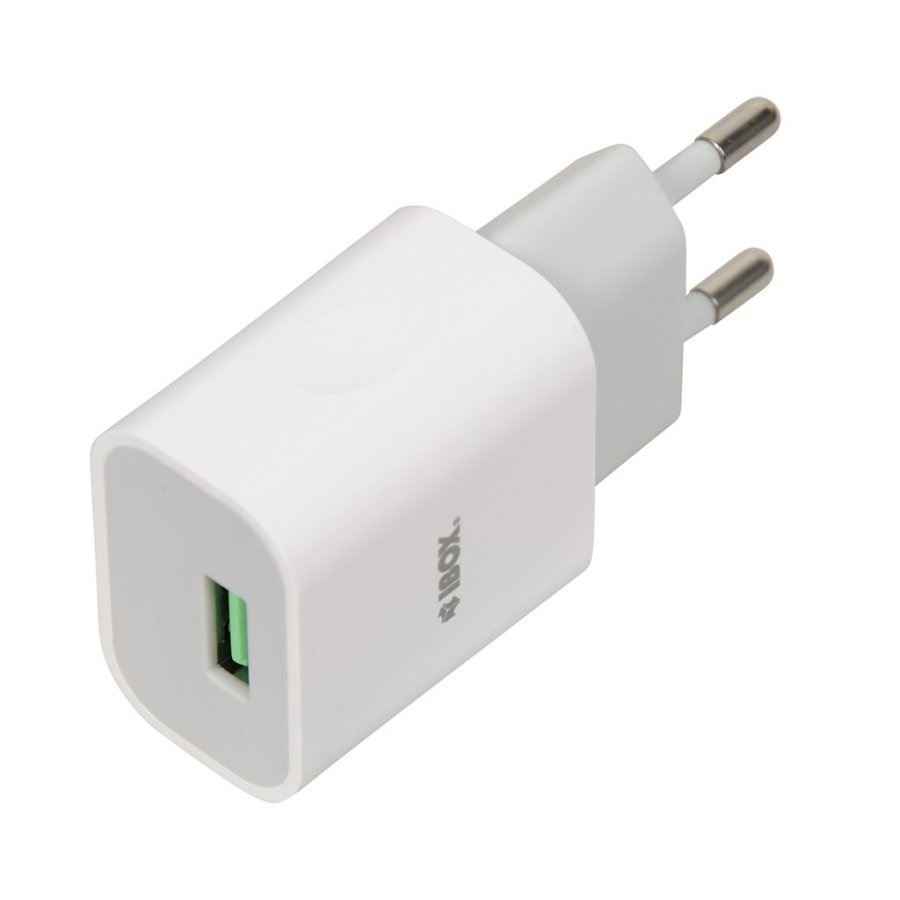 Netoplader iBOX C-41 USB 2A, 1 USB-port, microUSB-kabel, Hvid #4