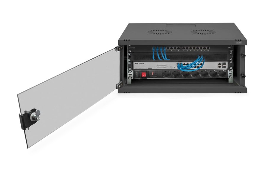 Digitus DN-38011 stativ 4U Vgmonteret stativ Sort #4