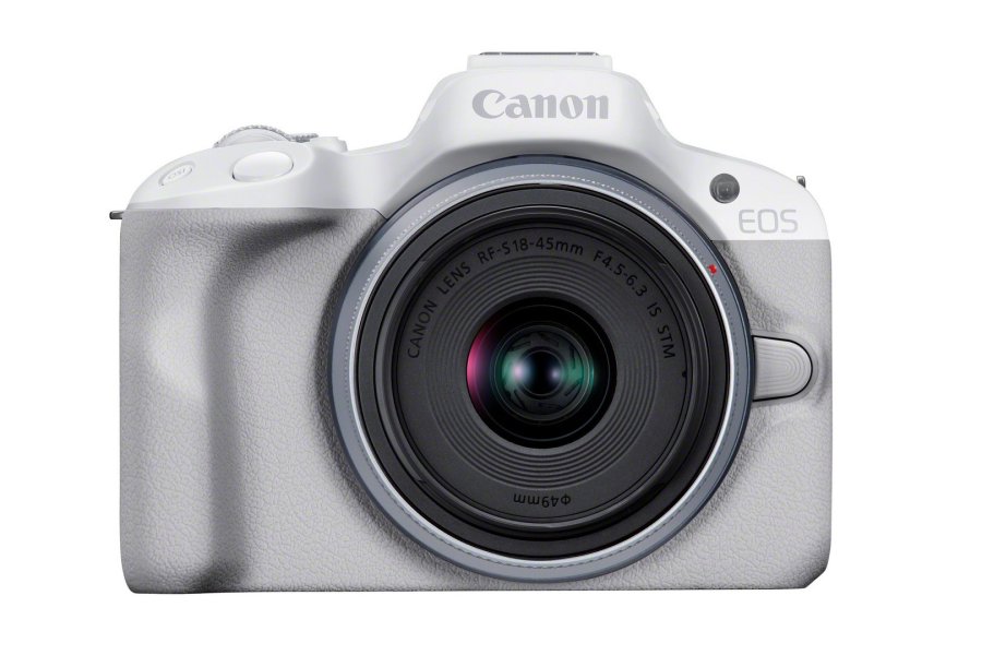 Canon EOS R50, White + RF-S 18-45mm F4.5-6.3 IS STM Kit MILC 24,2 MP CMOS 6000 x 4000 pixel Hvid #3
