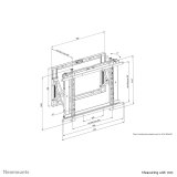 Neomounts WL95-800BL1 skrmbeslag til skiltning 177,8 cm (70