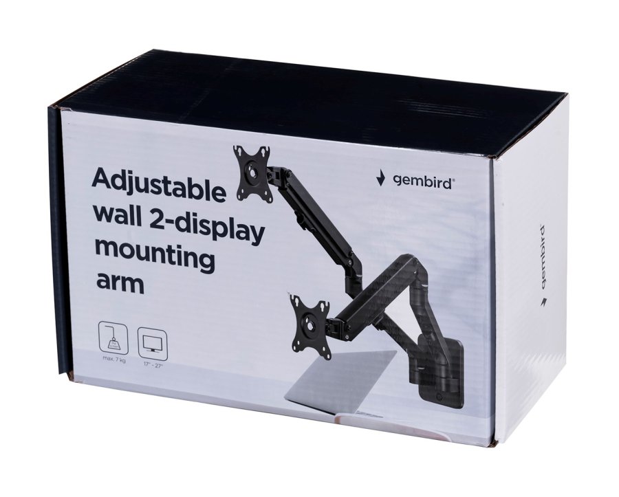 Gembird MA-WA2-01 skrmbeslag og -stativer 68,6 cm (27