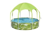 Bestway 56432 / 23 swimmingpool til over jorden Indrammet pool Rund 1688 L Bl�, Gr�n, Hvid #1