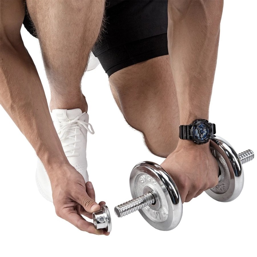 Farvede vgtstnger med vgtstangsfunktion i etui HMS SKC20 2 x 10 kg #45