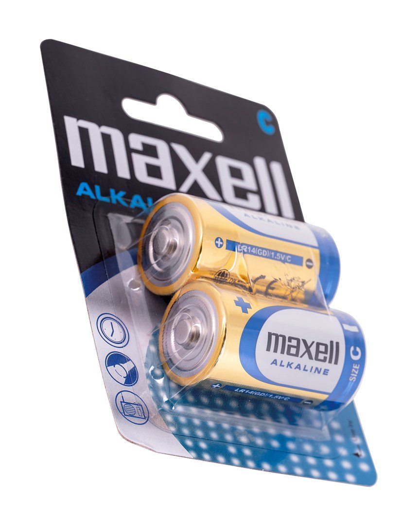Maxell 162184 husholdningsbatteri Engangsbatteri LR14 Alkaline 2 stk #1