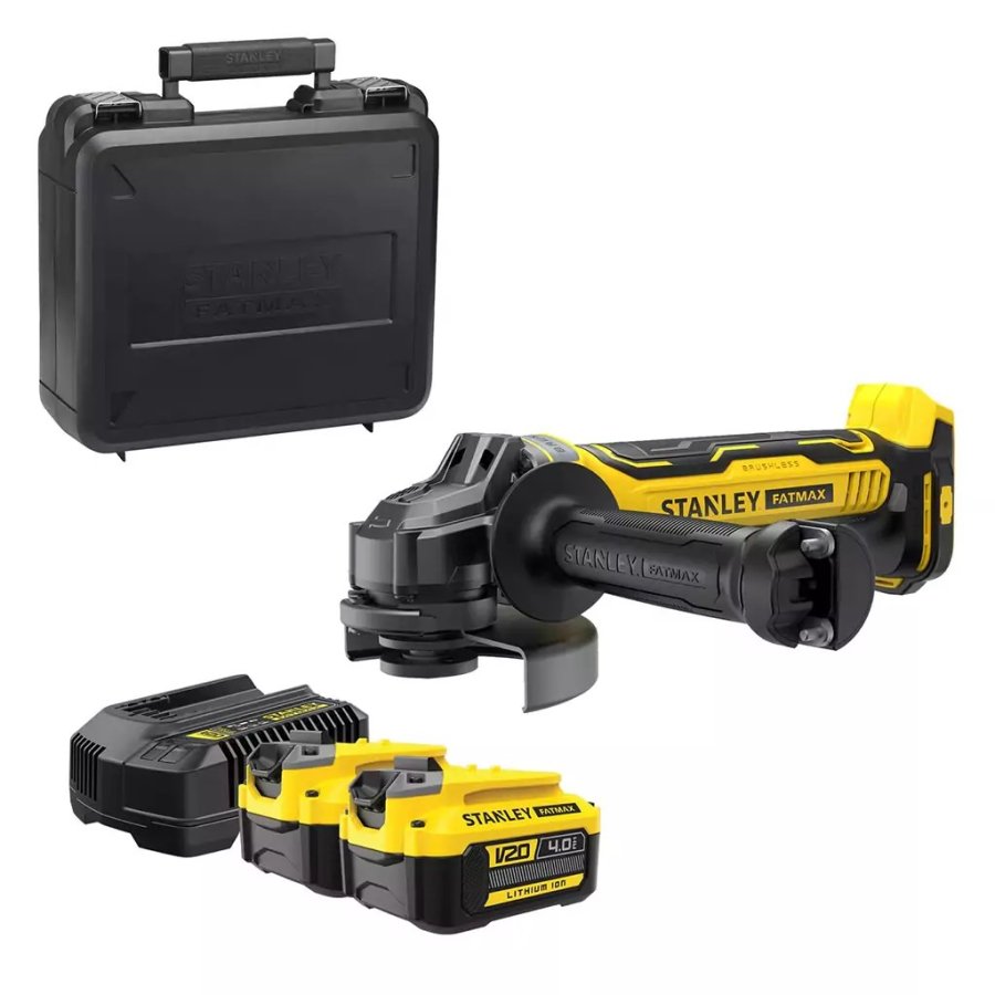 125mm V20 Angle Grinder, Brushless, 2x4Ah.Charger #2