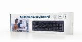 Gembird KB-UM-107 Multimedietastatur, sort, US-layout #2