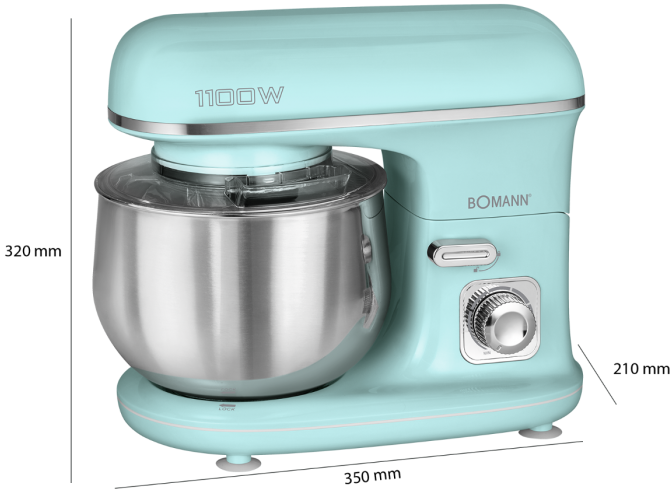 Bomann KM 6030 CB Kkkenmaskine 1100 W 5 L Mintfarve #7