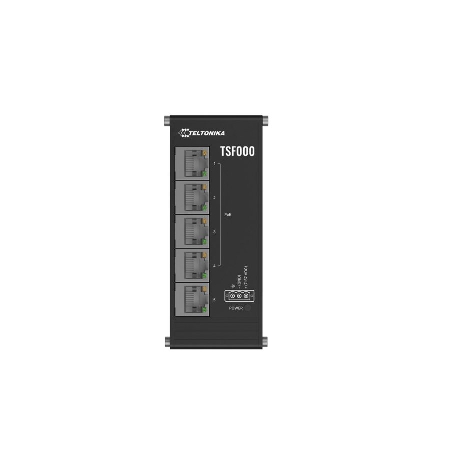 Teltonika TSF000 Ikke administreret Fast Ethernet (10/100) Str�m over Ethernet (PoE) Desktop Sort #4