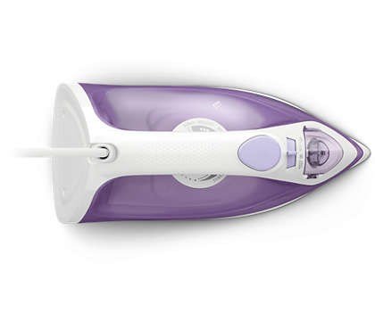 Philips 1000 series DST1020/30 strygejern Dampstrygejern Non-stick bundplade 1800 W Violet, Hvid #5
