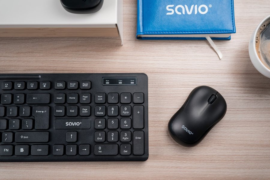 Savio KB-02 tastatur Hjemme/kontor USB QWERTY Sort #13