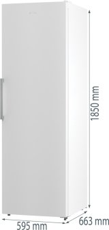 Gorenje FN619EEW5 Stende fryser Fritstende 280 L E Hvid #8