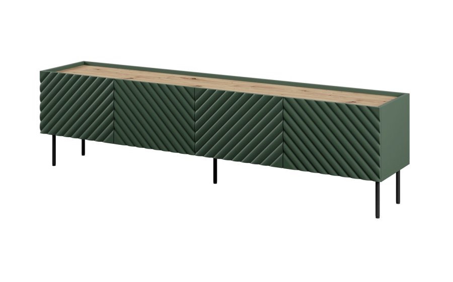 4D RTV-skab ONDA 200x40xH54.35 grn (stende eller vgmonteret) #1