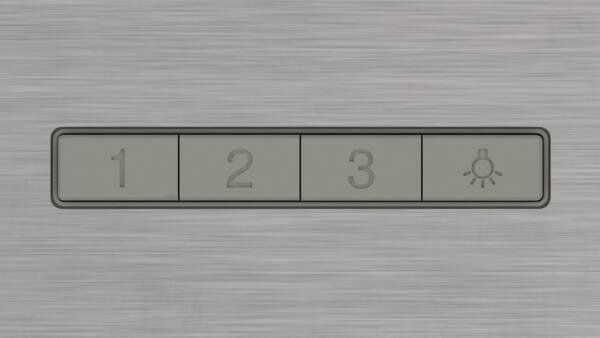 Bosch DWB63BC30 emh�tte V�gmonteret Rustfrit st�l 400 m�/t #3