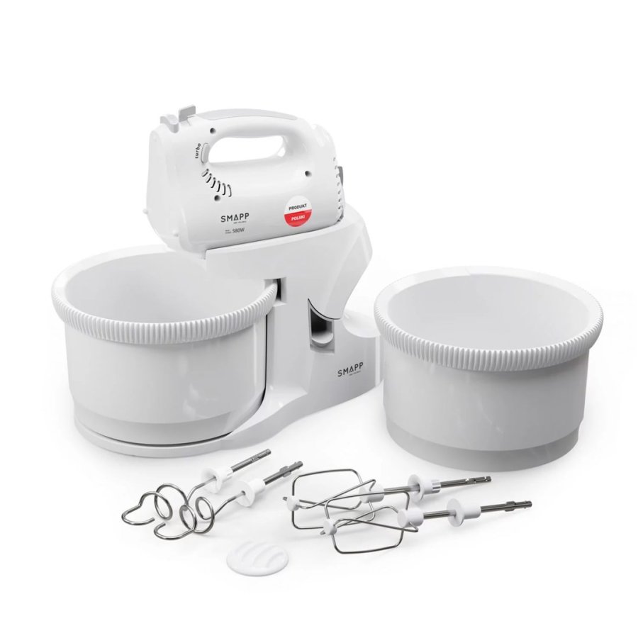 SMAPP Hndmixer med 2 skle 451.66 Hvid #1