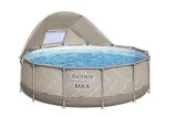 Bestway 20079 swimmingpool til over jorden Indrammet pool #3