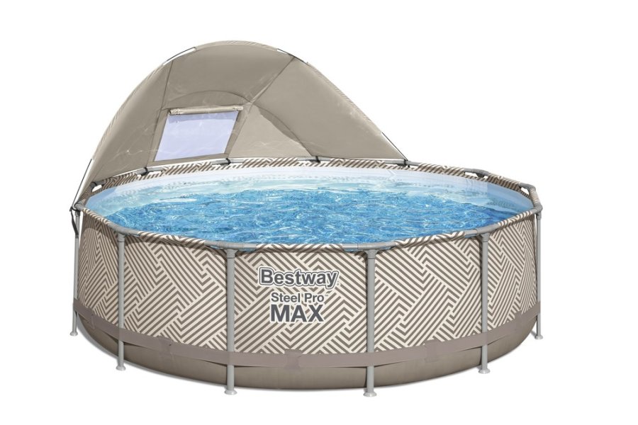 Bestway 20079 swimmingpool til over jorden Indrammet pool #3