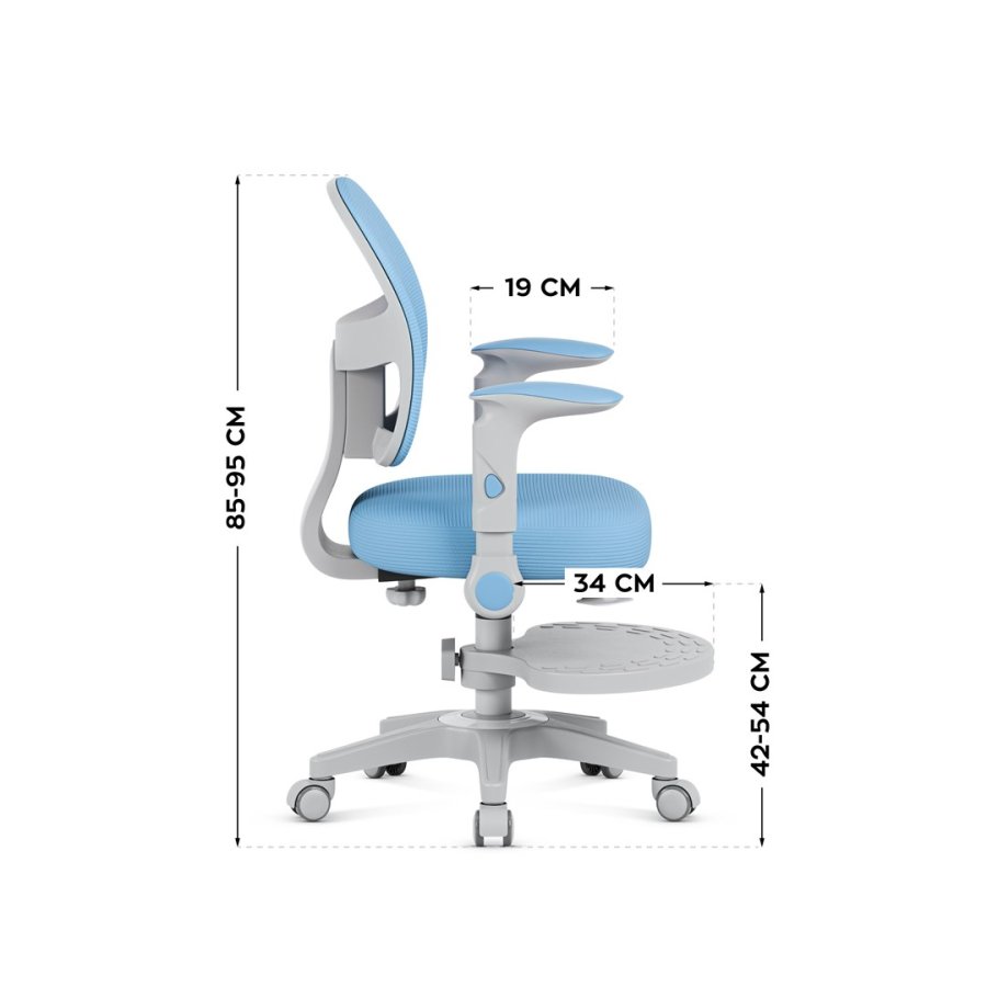 Fotel obrotowy Junior 5.0 Blue #4