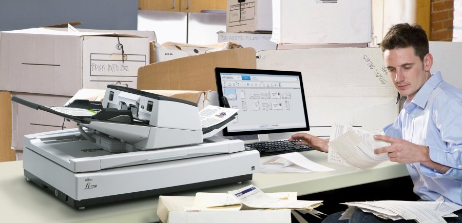 Ricoh fi-7700 Flatbed & ADF scanner 600 x 600 dpi A3 Sort, Hvid #4