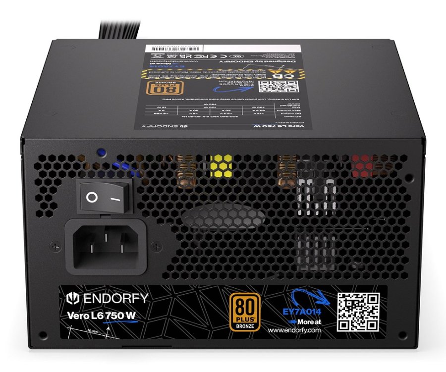 ENDORFY Vero L6 enhed til str�mforsyning 750 W 24-pin ATX ATX Sort #10