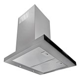 Akpo WK-4 Feniks Slim Glass 60 INOX ECO Wall-mounted Stainless steel #1