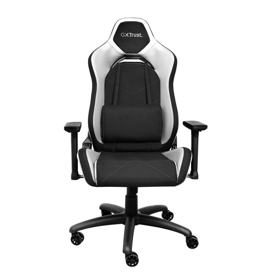 Trust GXT 714 RUYA Universal gamingstol Sort, Hvid #3